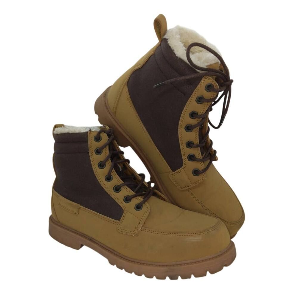 SEAN JOHN KINGSWOOD 2 Mens Tan & Brown Suede Winter Boots - Size: 10